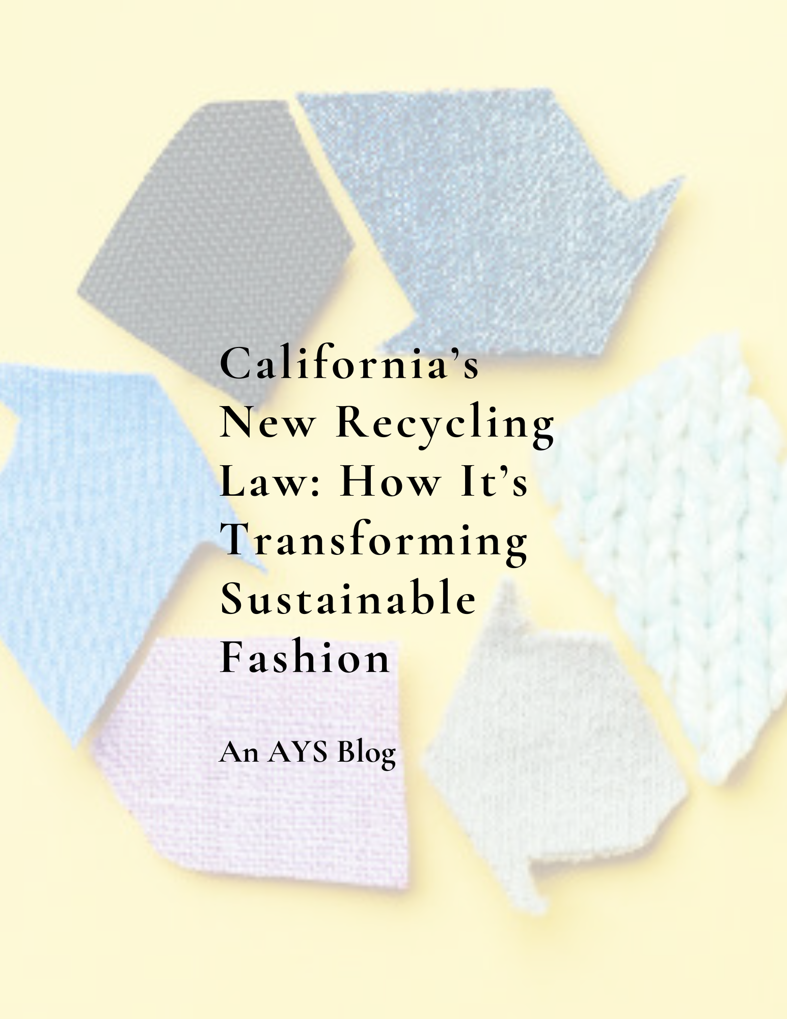 California’s New Recycling Law: How It’s Transforming Sustainable Fashion